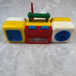 Playmates 1989 Vintage Electronic Toy Radio‎ FM Music Fun Kids Play